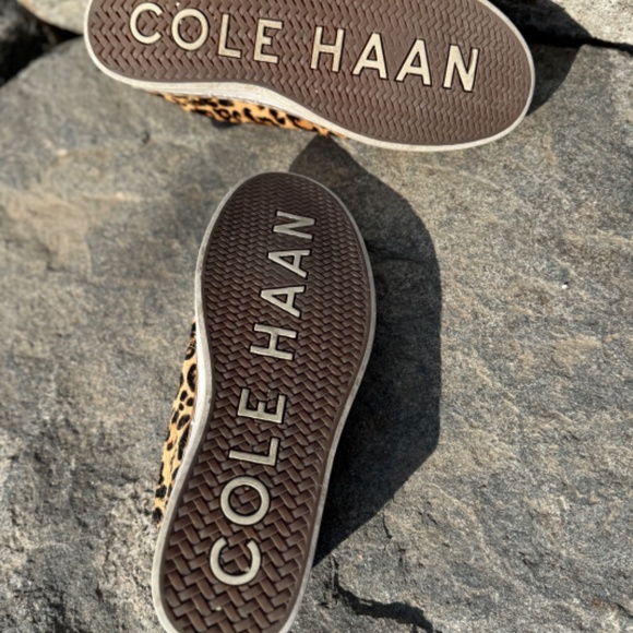 Cole Haan Leopard Tennis Shoes Size 7.5 - Picture 6 of 7